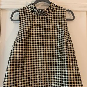 Women’s JCrew Ruffleneck sleeveless top